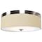Access Lighting Mia, LED Flush Mount, Brushed Steel Finish, Acrylic Lens Fabric 20821LEDD-BS/ACR - alternate 1